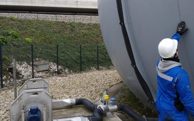 Contratos de servicios de unidades de biogás en la región de París