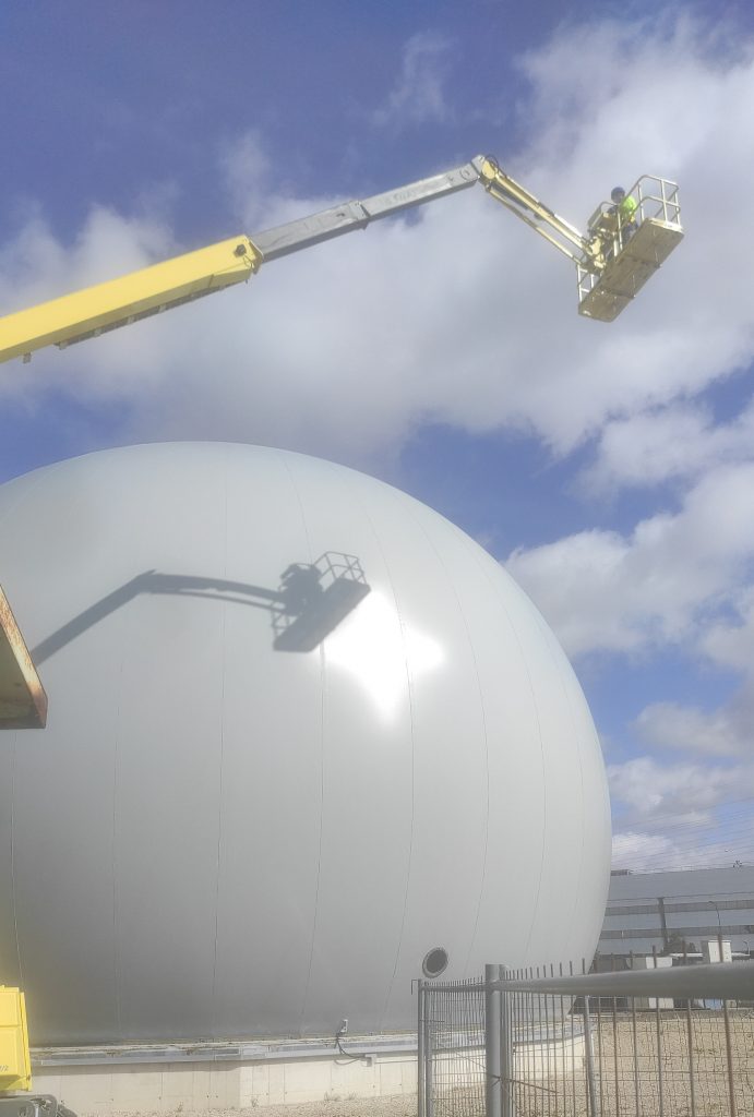 Nouveau gazomètre rénové GRT Gaz Alfortville