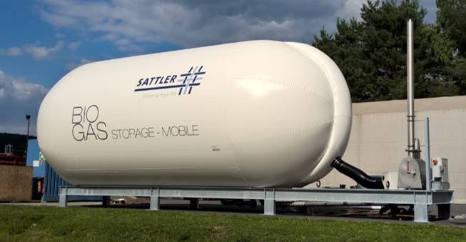 Unité mobile biogaz Sattler