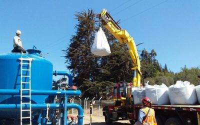Micr’Eau supplies 28 T of GEH at one of Chile’s largest arsenic treatment plants