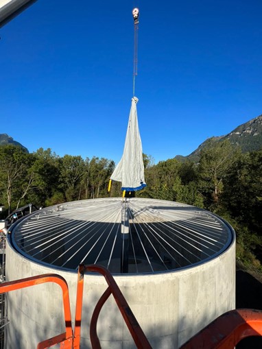 Cluses: una nueva operación de almacenamiento de biogás en un digestor para el grupo Suez