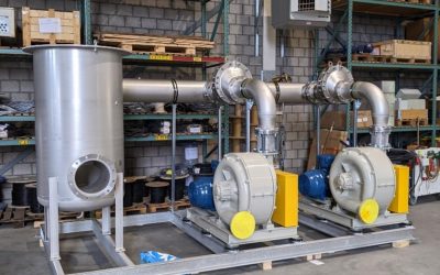 Micr’Eau réalise l’inspection en usine de son plus gros projet de torchère avec son partenaire Hofstetter